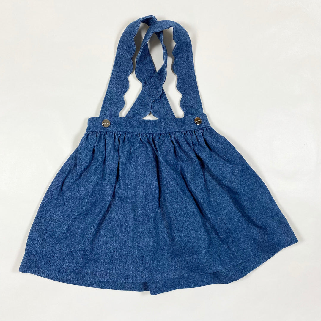 Jacadi denim pinafore 36M/96 1