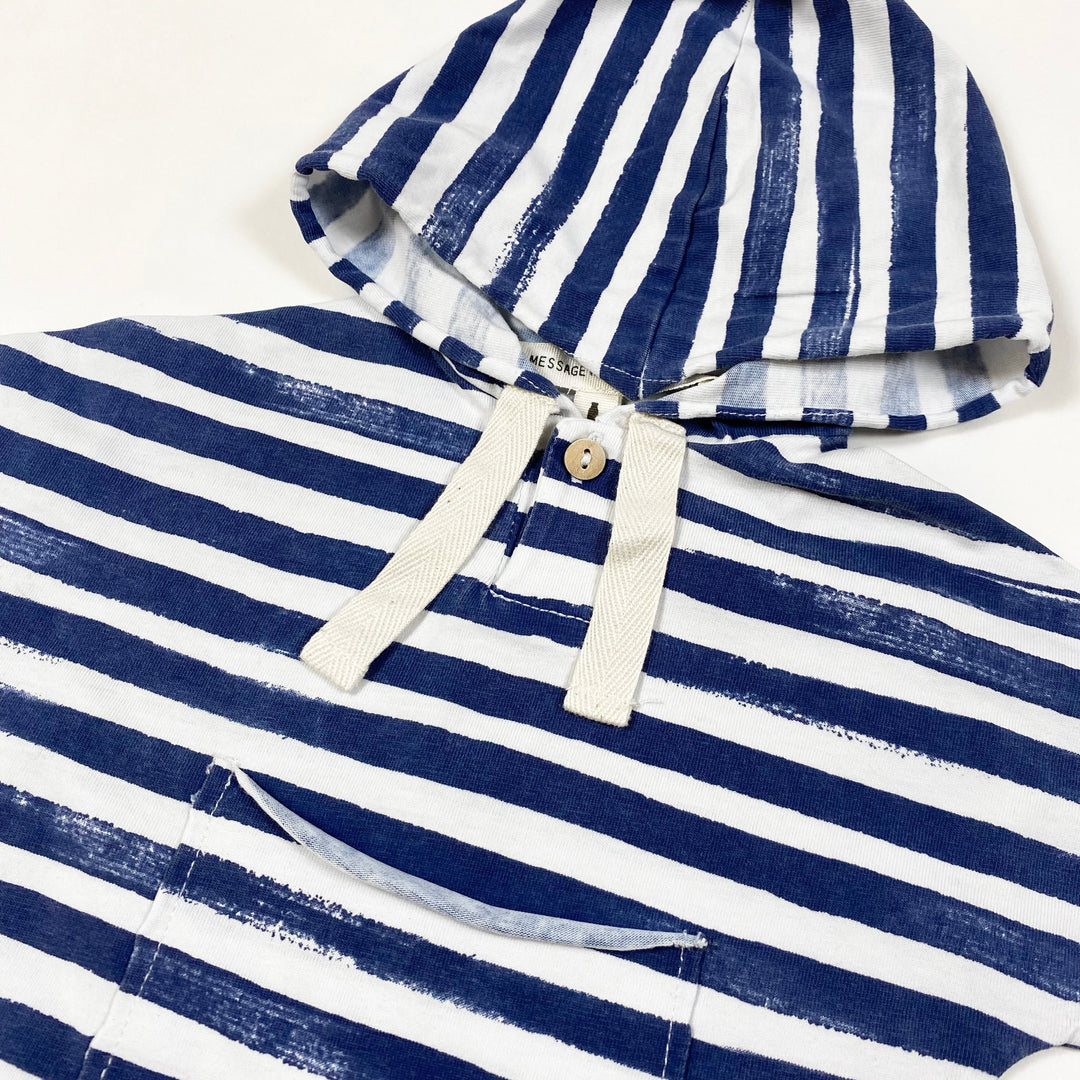 Message in the Bottle navy stripe hoodie 3M 2