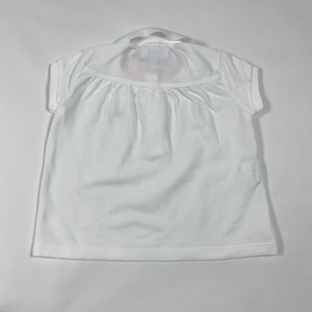 Lacoste white & pink polo shirt & bloomers set 1Y/74 3