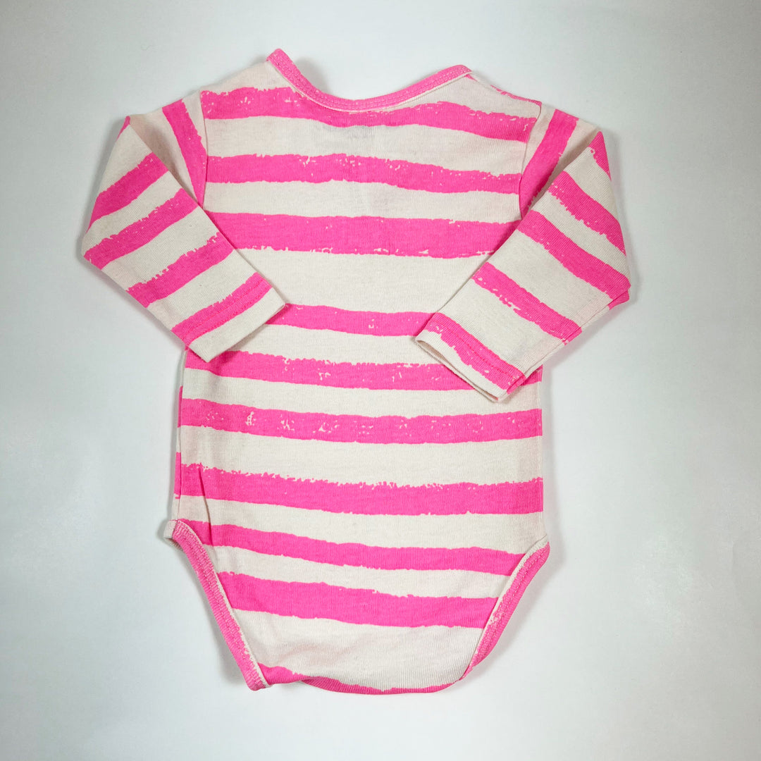 Noé & Zoë neon bold striped body 3-6M 2