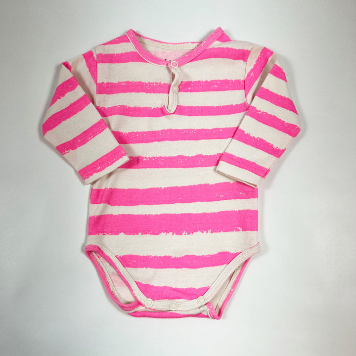 Noé & Zoë neon bold striped body 3-6M 1