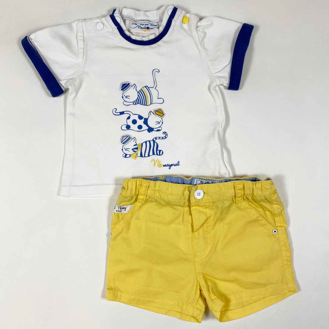 Mayoral yellow summer set 2-4M/65