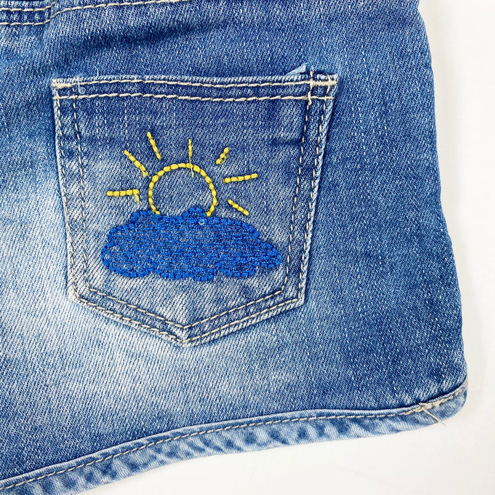 Zara bestickte Denim-Shorts 12-18M/86