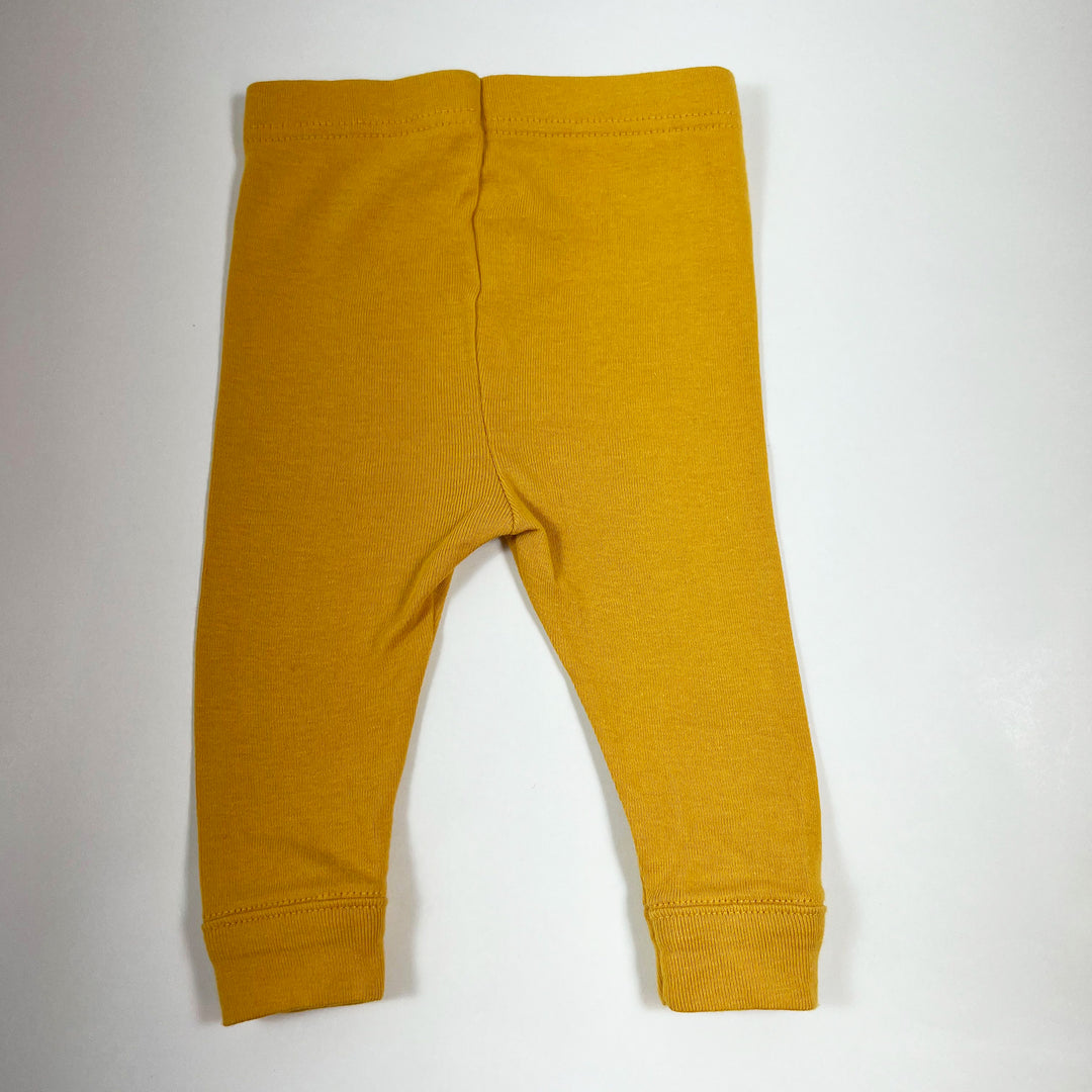 Petit Bateau yellow leggings 3M/60 2