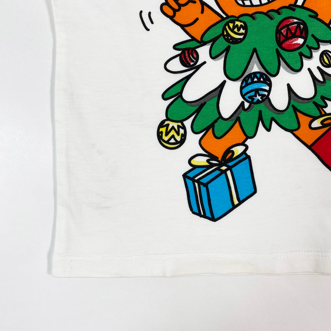 Stella McCartney Kids cool xmas tree print t-shirt 2Y 3