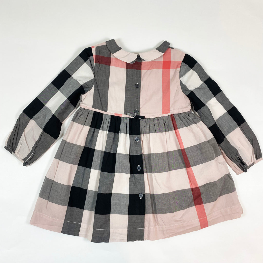 Burberry iconic check cotton dress with peter pan collar 3Y/98 2