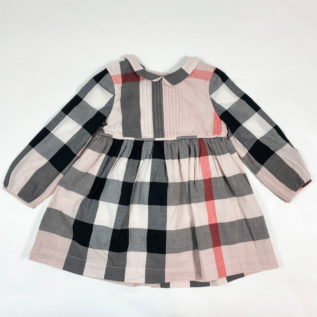 Burberry iconic check cotton dress with peter pan collar 3Y/98 1