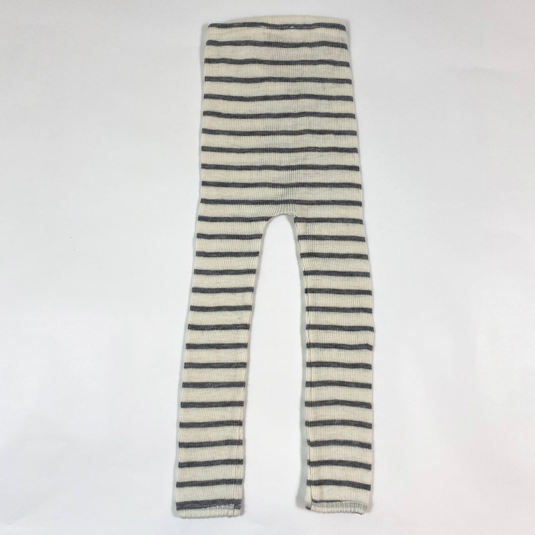 Minimalisma grey stripe ribbed wool leggings 18-24M 2