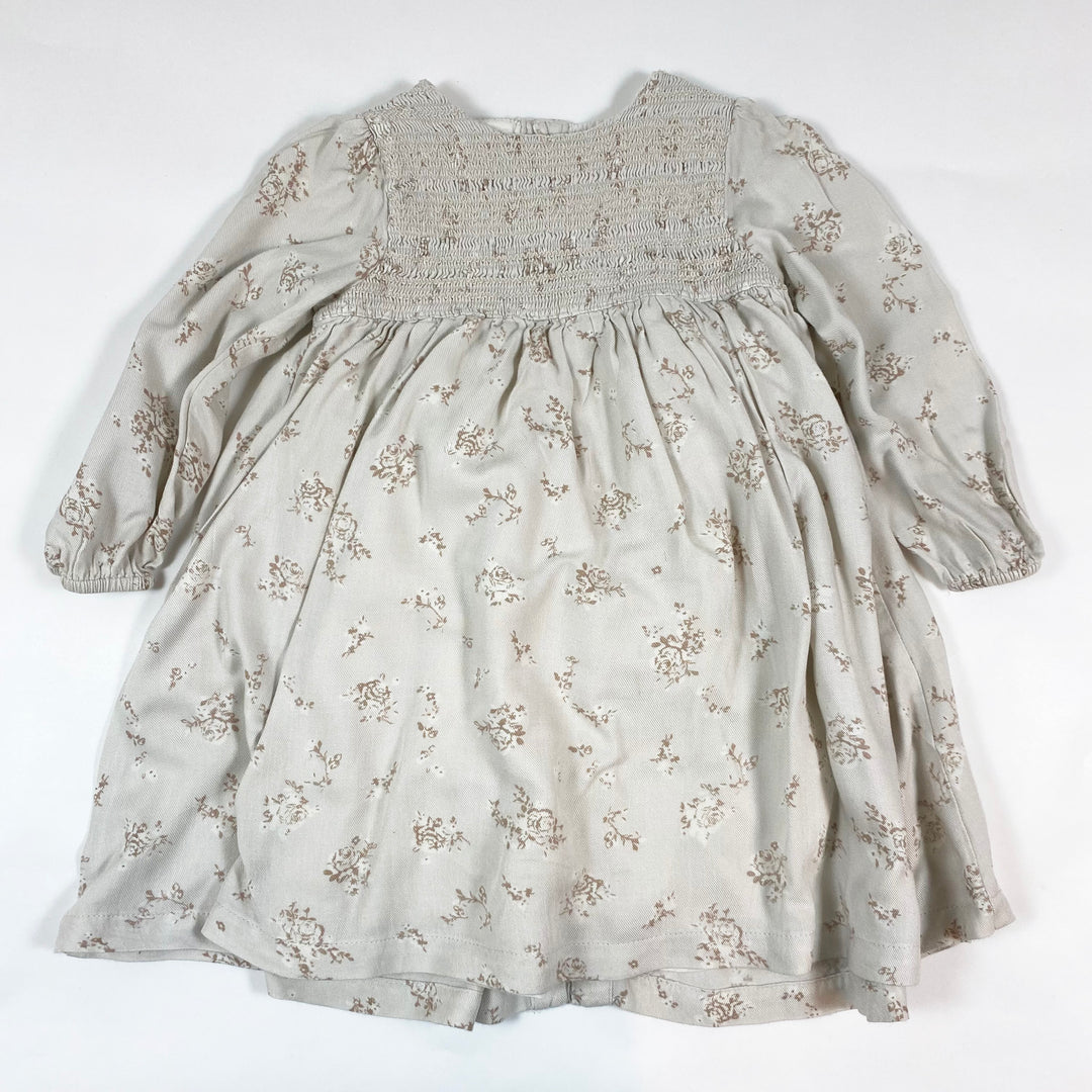 Mamas & Papas smocked floral dress 18-24M 1