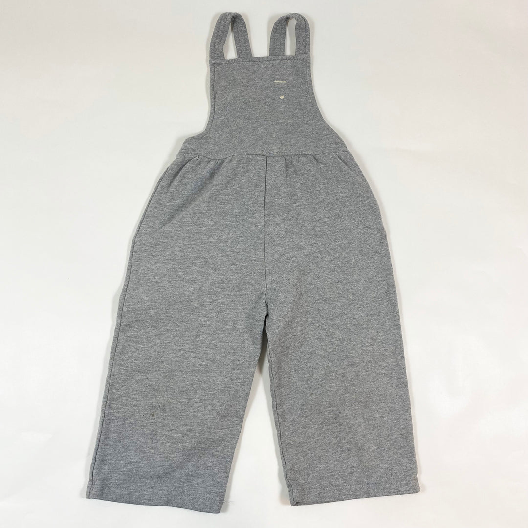 Gray Label grey organic cotton dungarees 18/24M 1