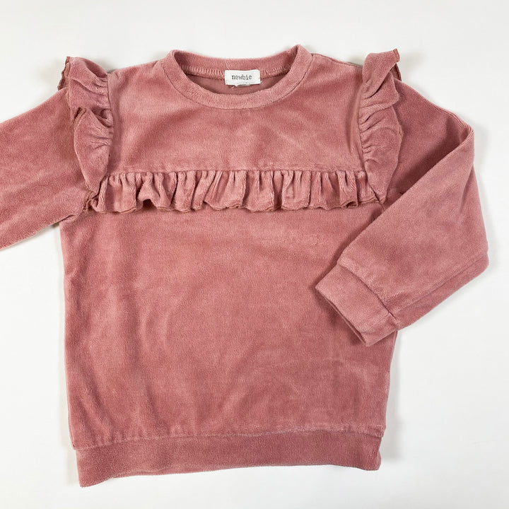 Newbie vintage pink velvet sweatshirt 92