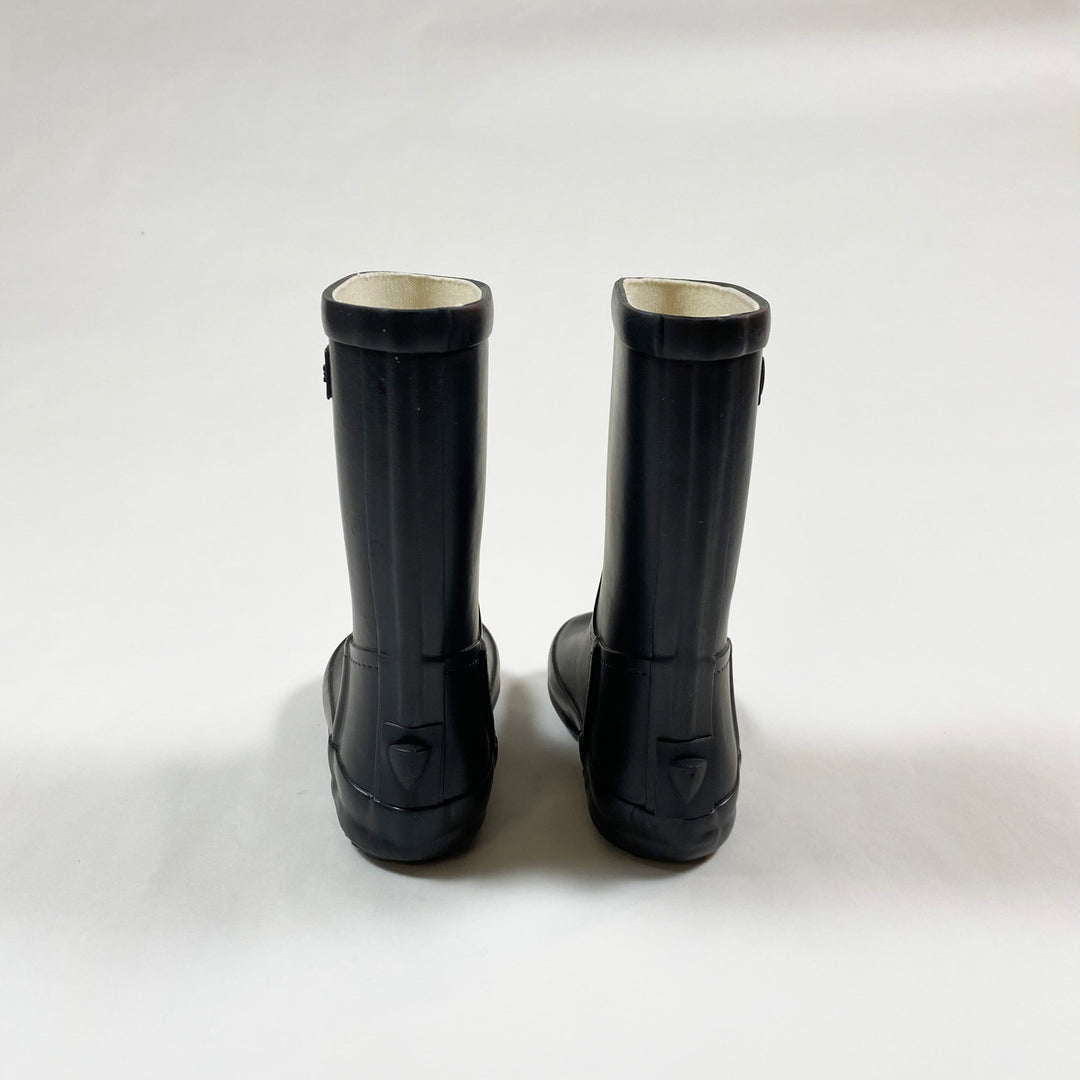 Aigle black wellies 22 2