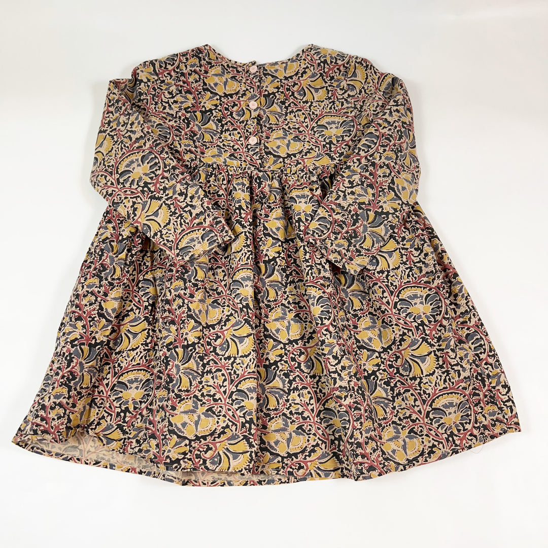 Louise Misha ecru Rouya Nordish Flowers dress 6Y 3