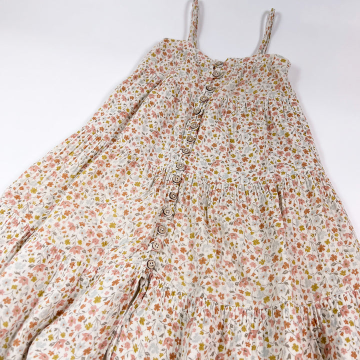 Rylee + Cru ecru floral muslin summer dress 4-5Y 2