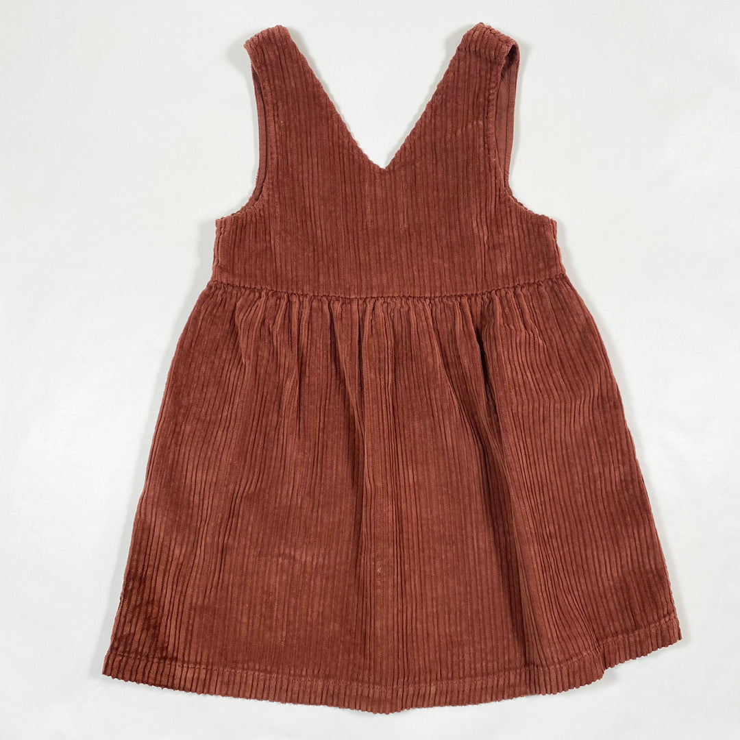 Play Up brown wide cord dress 3Y 2