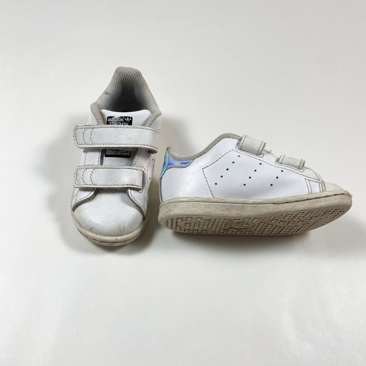 Adidas white Stan Smith sneakers with shiny detail 22 3