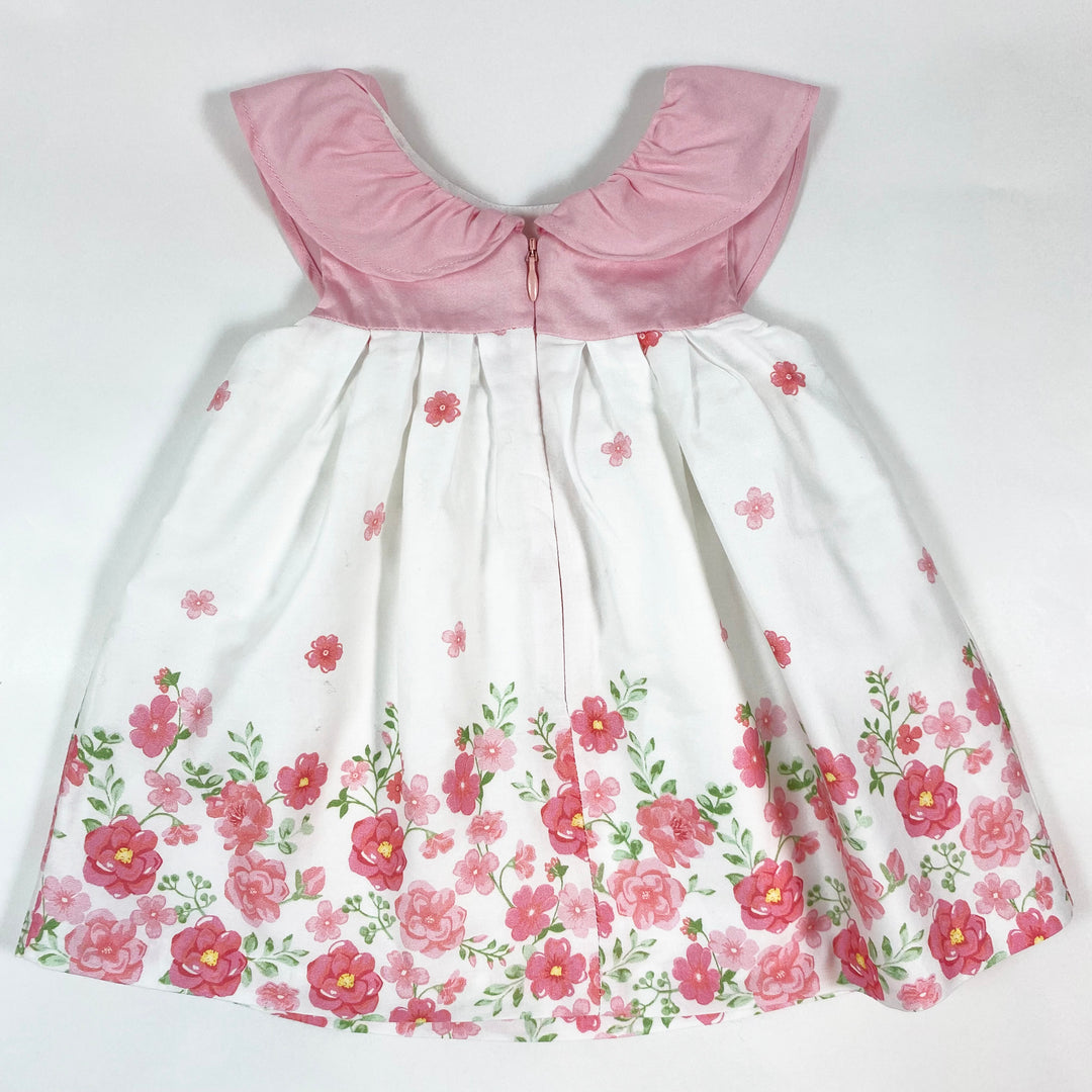 Mayoral pink floral dress 6-9M/75 3