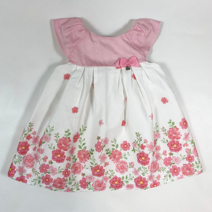 Mayoral pink floral dress 6-9M/75 1