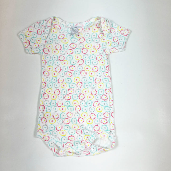 Petit Bateau multicoloured shortsleeved body 3M/60 1