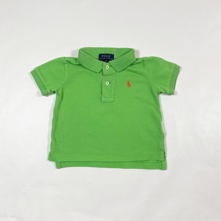 Ralph Lauren pistachio polo shirt 9M 1