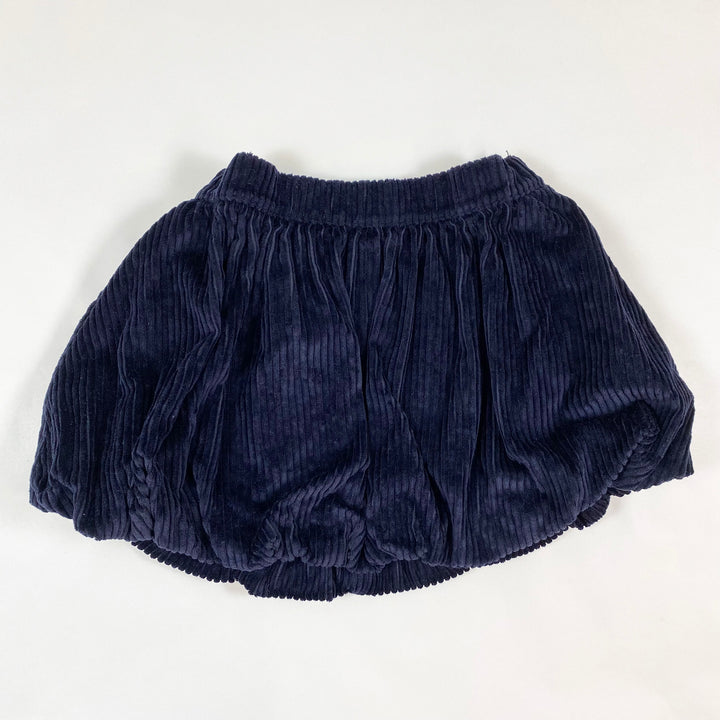 COS navy corduroy skirt 98/104 1