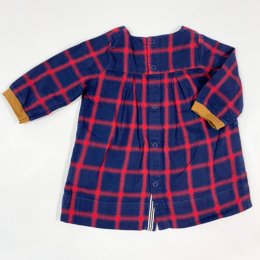 Petit Bateau tartan dress 6M/67 2