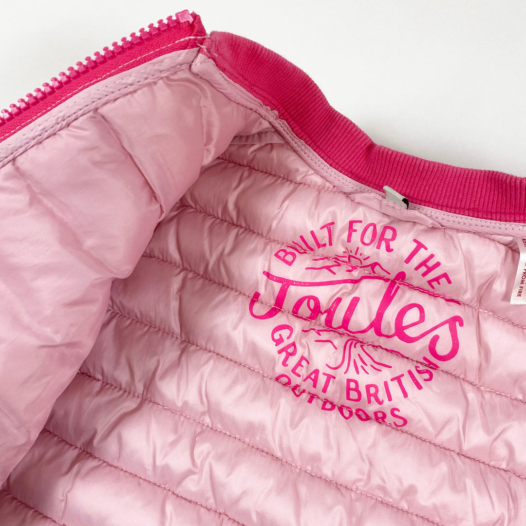 Joules pink puffer jacket 92/18-24M 3