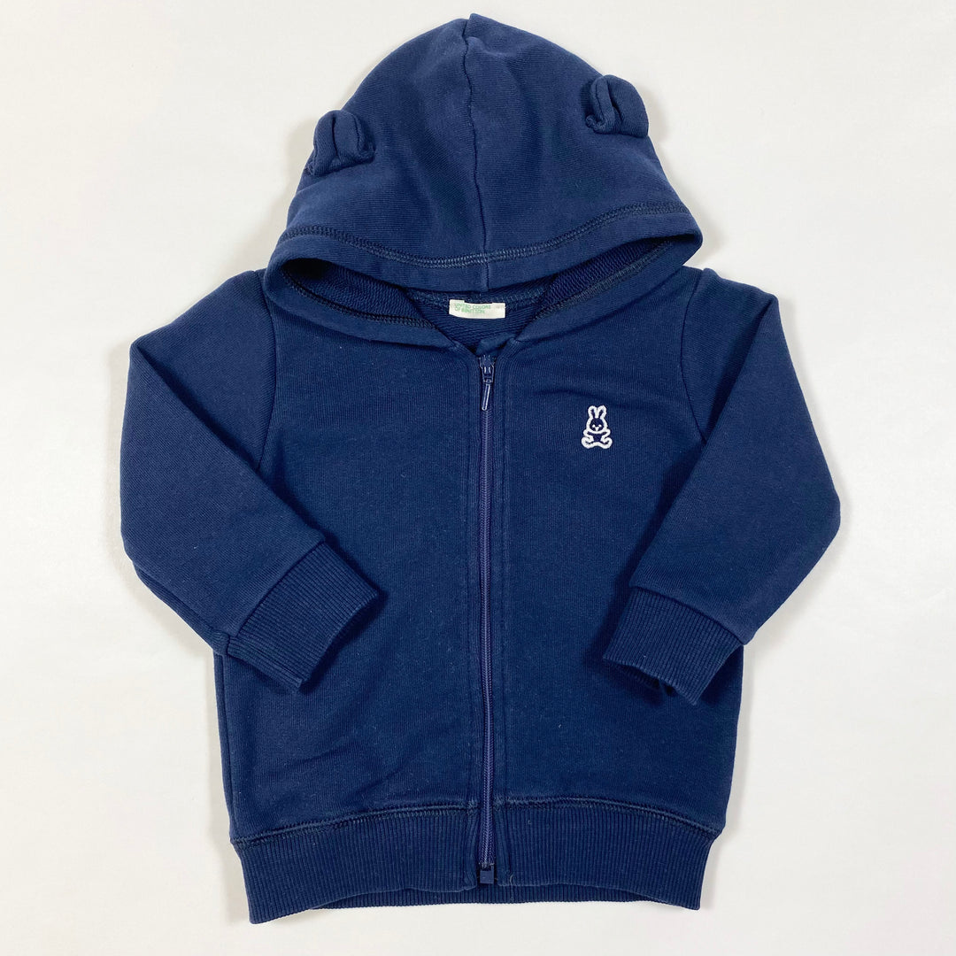 Benetton navy hoodie 74 1