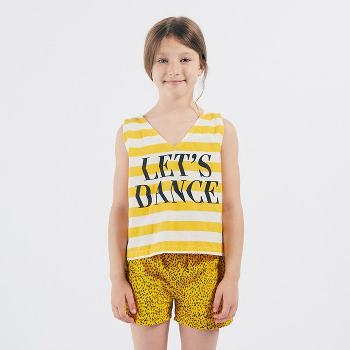 Bobo Choses yellow stripe let's dance top Second Season diff. sizes