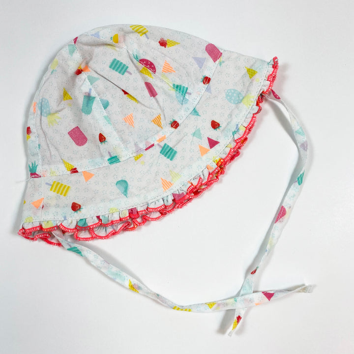 Catimini ice cream print sun hat 39cm 2