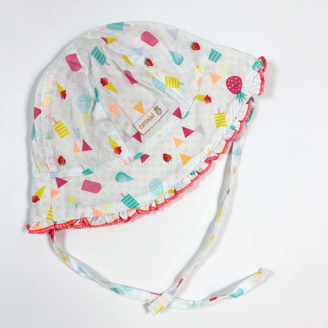 Catimini ice cream print sun hat 39cm 1