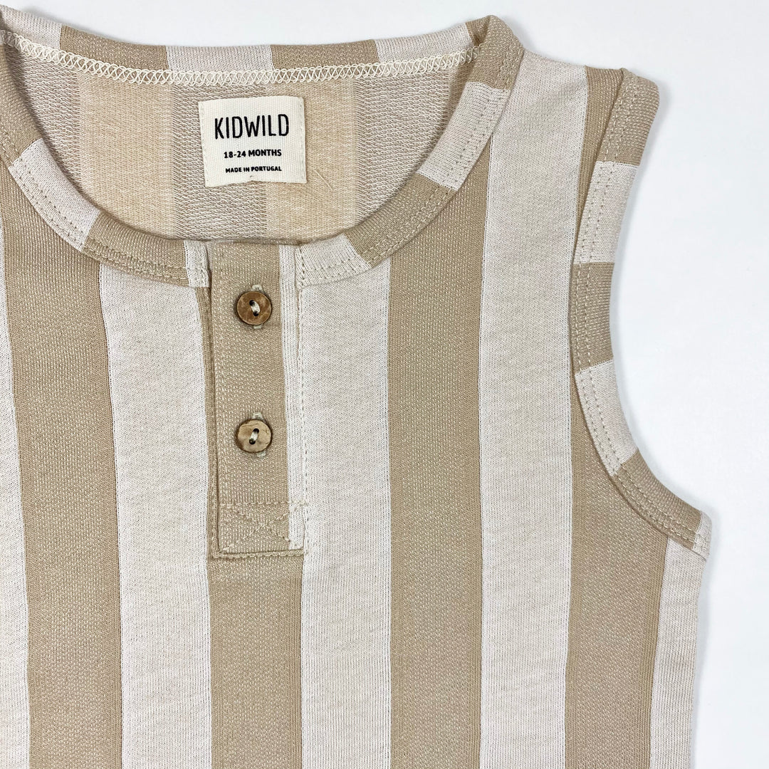 Kidwild beige stripe tank top Second Season 18-24M 2