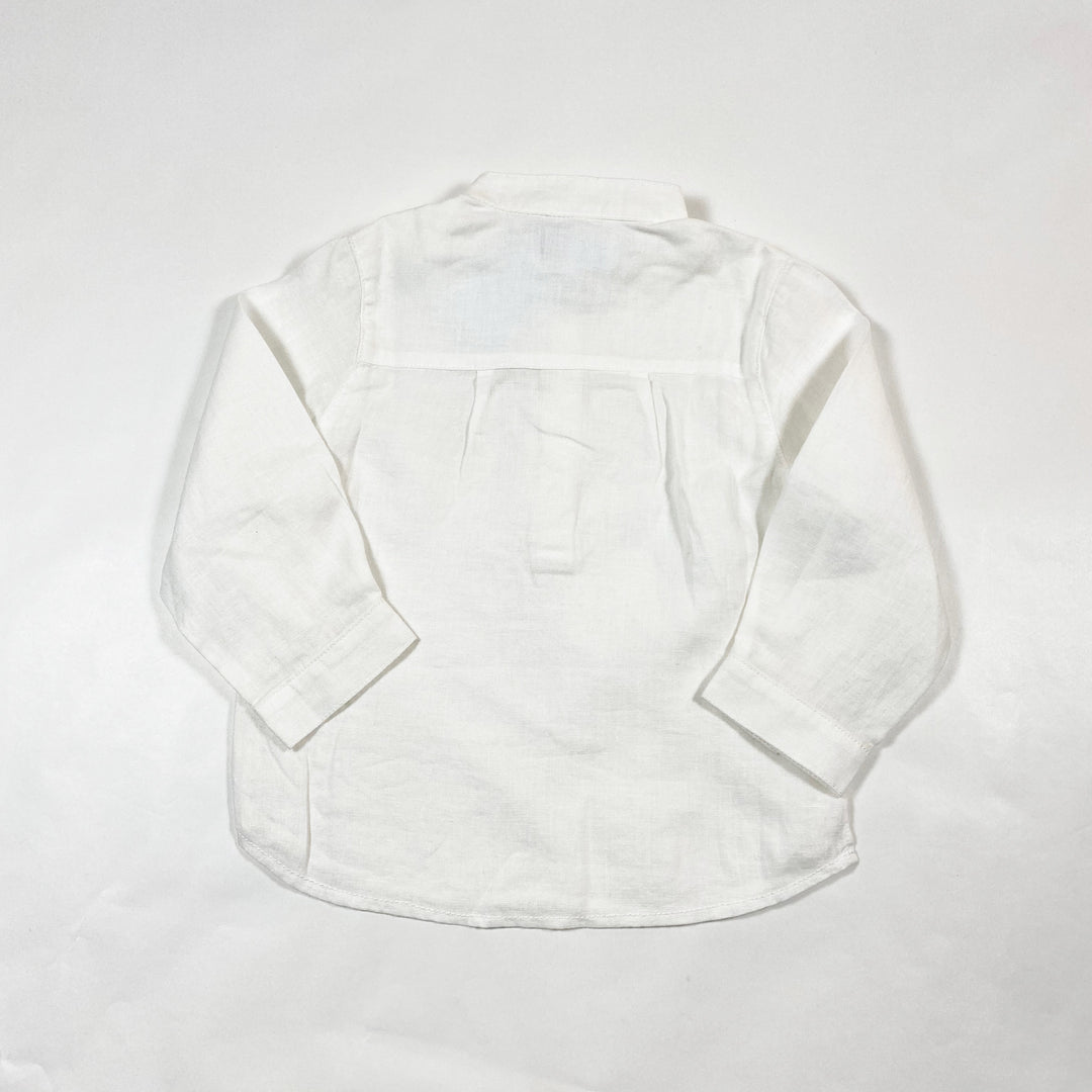 Tartine et Chocolat white linen shirt 2A 2