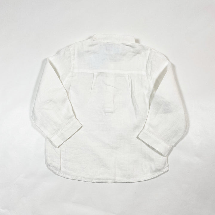 Tartine et Chocolat white linen shirt 2A 2