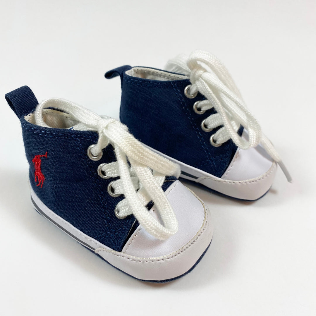 Ralph Lauren navy baby sneakers 19 3