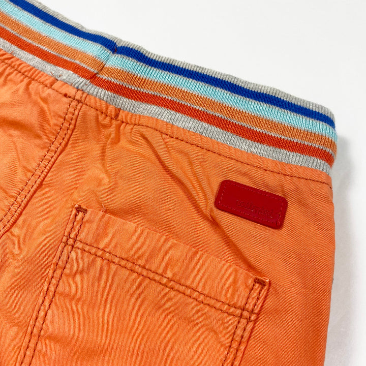 Catimini orange shorts with elastic waist 18M/80 2