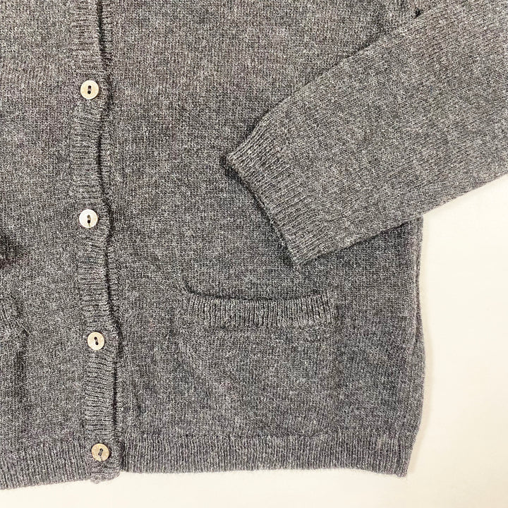 Dolce & Gabbana dark grey cashmere mix cardigan 6Y 2