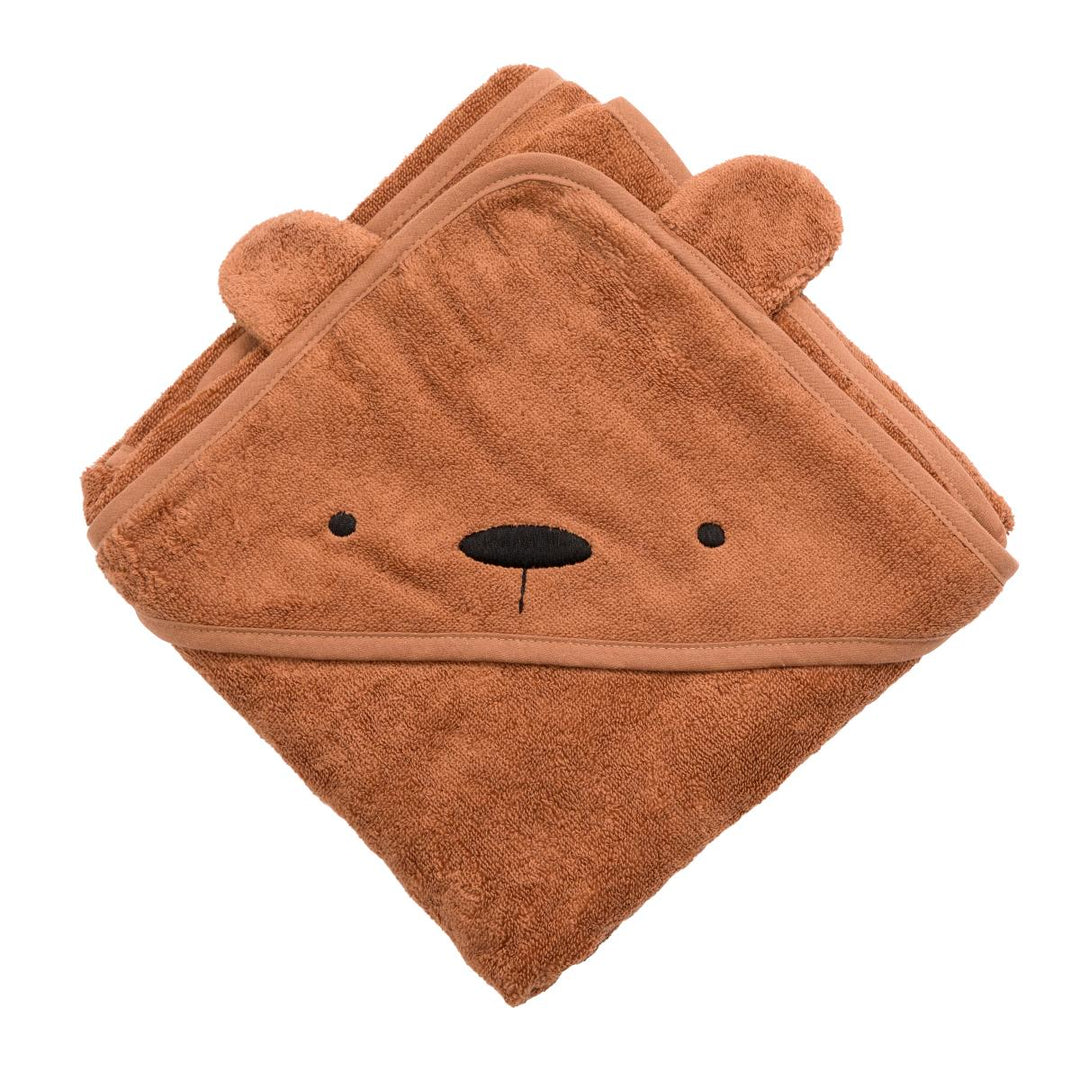 Sebra sweet tea brown Milo the bear hooded towel Second Season 84 x 84 cm