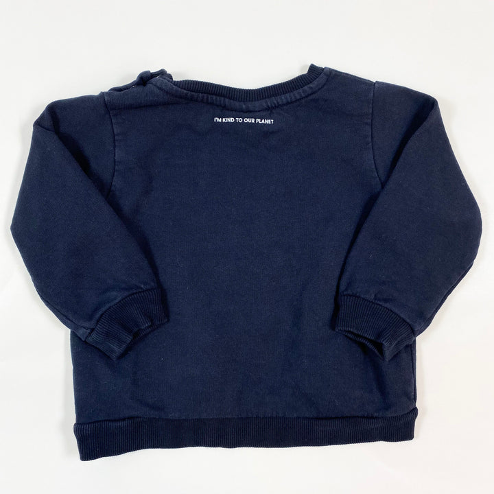 Mori original navy sweatshirt 9-12M 2