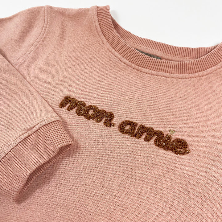 Emile et Ida rose pink cotton sweatshirt 8Y 2