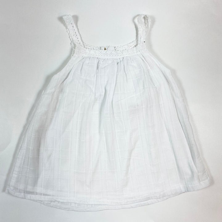 Zara white embroidered top 3-4Y 2