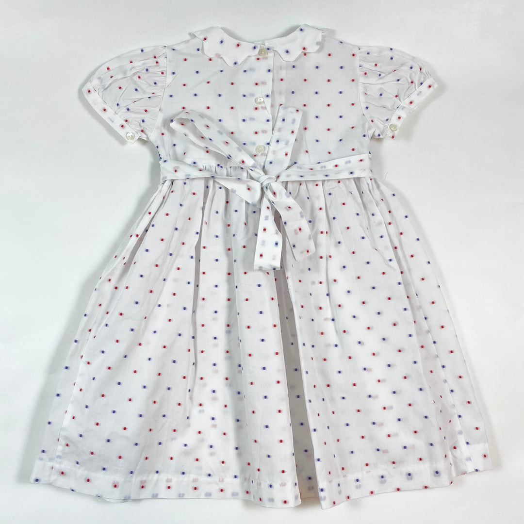 Mariella Ferrari white smocked dress 2Y 3