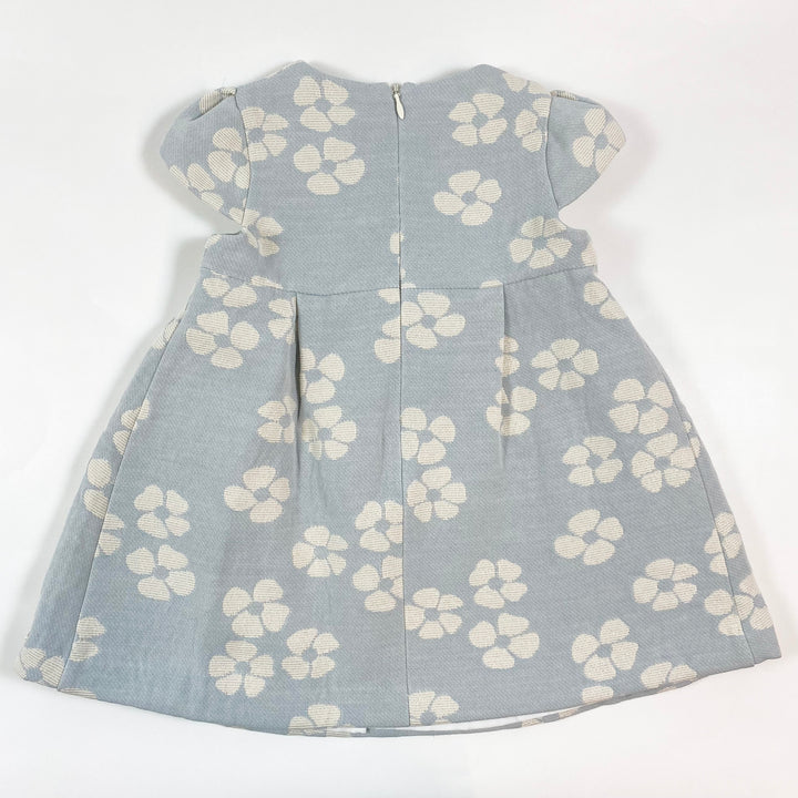 Tartine et Chocolat pale blue brokat festive dress  2Y 1