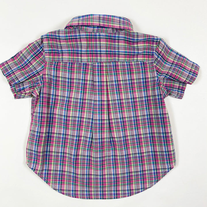 Ralph Lauren checked short-sleeved shirt 9M