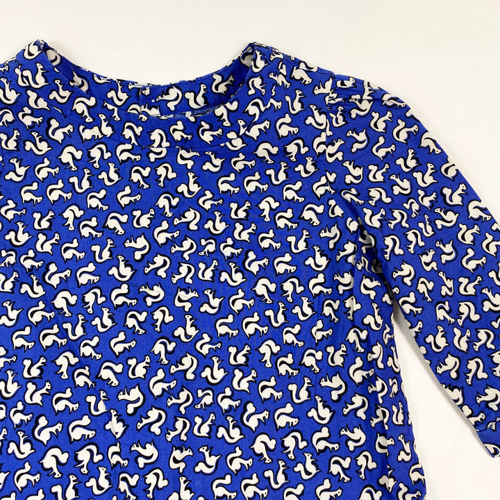 Bonpoint blue squirrel dress 4Y 2