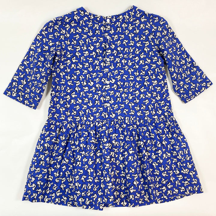 Bonpoint blue squirrel dress 4Y 3