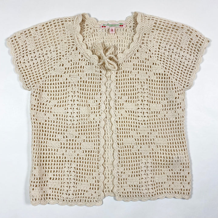 Bonpoint crochet top 6Y 1