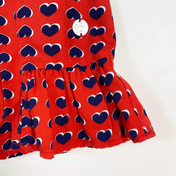 Little Marc Jacobs red heart print dress 18M/81 2