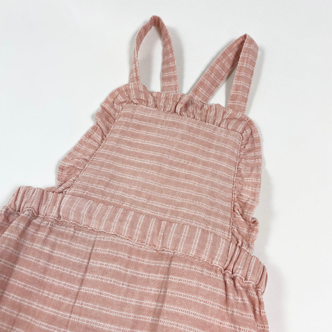 Zara vintage pink dungarees 6-9M/74 2