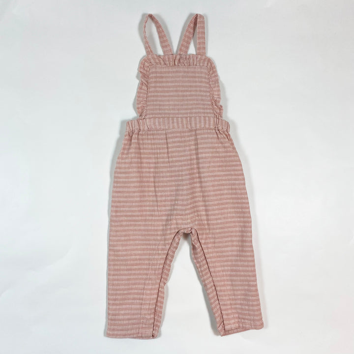 Zara vintage pink dungarees 6-9M/74 1